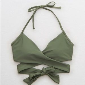 Aerie wrap bikini top